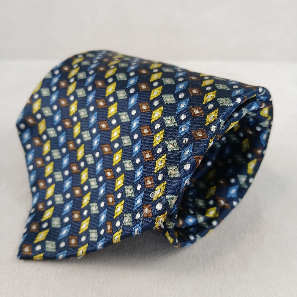 Piattelli 4x58 Mens Tie Jacquard Geometric‎